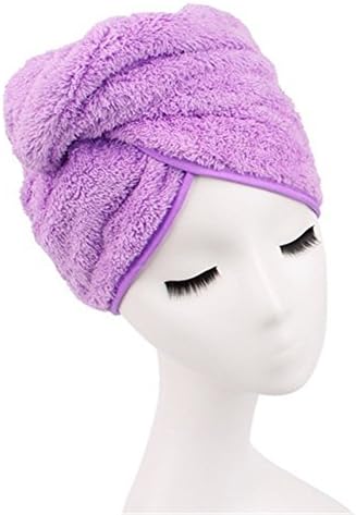 Vimeet Microfiber Hair Towel Ultra Absorbent Twist Large Hair Turban Drying Cap Hair Wrap Hair Drying Towels