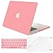 MOSISO Case Only Compatible with MacBook Pro Retina 13 inch (Models: A1502 & A1425) (Older Version Release 2015 - end 2012), Plastic Hard Shell Case & Keyboard Cover & Screen Protector, Pink