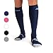 Plus Size Compression Socks 4 Wide Calf, Big and Tall, Men & Women 15-20 mmHg Reduce Pain Swelling. Maternity Nurse Travel Diabetic & Medical (WF XL,