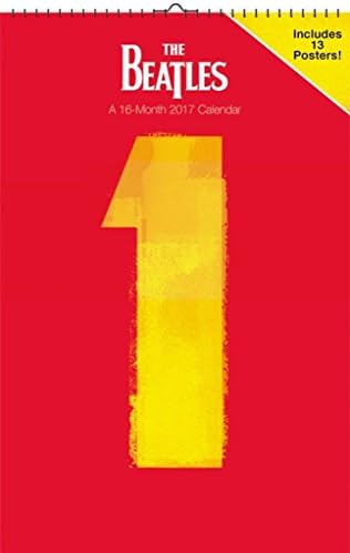 The Beatles 2017 Oversized Poster Calendar 11x17