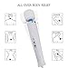 Massager Handheld with 10 Powerful Speeds 10 Vibration Patterns, Personal Body Massager for Back Neck Shoulder Sore (white)