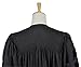 GraduationMall Unisex Classic Doctoral graduation gown Black Small 45(5'0