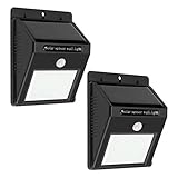 Solar Motion Sensor Lights ,Shengsite 2 Pack Motion Detector 12 Led Outdoor lights Solar Powered Waterproof Wireless Security Wall Light for Fence,Garden,Patio,Deck,Yard,Driveway,Street