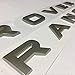 Hongyingcar ABS Matte Sticker Vehicle logo Badge Car Emblem For Range Rover (Matte Silver)
