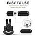 Vibrating Cock Ring - Uliya Penis Rings Vibrator for Men - Male Sex Toys Silicone Waterproof Rabbit Clitoral Stimulate for Women
