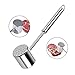 Dishwasher Safe Meat Tenderizer, 304 Stainless Steel Heavy Duty Meat Hammer Softener for Tenderizing Steak, Beef, Chicken, Lamb and Minced Meat