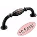 Amerock BP55222-ORB Allison Value Hardware French Country Collection Oil Rubbed Bronze Cabinet Handle Pull - 3" Hole Centers, 10 Pack
