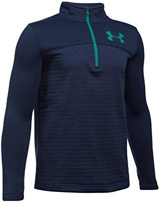 Under Armour Boys' Storm Armour Fleece  Expanse 1/4 Zip, Midnight Navy/Midnight Navy, Youth Small