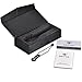 BENYAR Waterproof Chronograph Classic Rectangle Case Watches Leather Strap Business Wrist Watch For Men (Black)