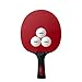 Ping Pong Paddle with Killer Spin + Case for Free - Professional Table Tennis Racket for Beginner and Advanced Players - Improve Your Ping Pong Skills with JT Ping Pong Paddle Set (Light red)