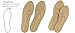 G&V Foot Pain Relief Memory Foam Insole Designed for Aching,Swollen,Diabetic or Sore Arthritic Feet for Women Beige