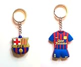 FC Barcelona & Lionel Messi #10 Home Jersey Keychain (2-Pack)