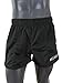 Black Rugby Shorts - American Rucker - Two Pockets - Men - Women