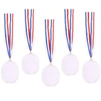 Play Kreative Design Your Own Award Medals - Pack of 24 Kids Winner Awards Medal Prizes - Children DIY Medals Great for Parties and Celebrations, Party Favors, Student Awards