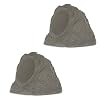 Theater Solutions by Goldwood B63GR Wireless Rechargeable Bluetooth Outdoor 6.5 Inch Rock Speaker System – Slate Gray…