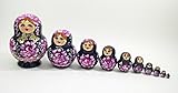 10 pcs. Russian Nesting Doll (#3406) PURPLE by RussianOrnaments
