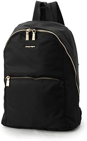 Amazon パサージュ ミニョン Passage Mignon Lバッグ シンプルダブルジップリュック ブラック 019 00 レディースバッグ 財布