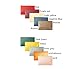 7.3 x 5.3 inch Envelopes 50PCS Mini Envelopes A7 Small Colored Envelopes for Gift Card Wedding,Birthday Party Supplies.