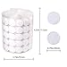 WXBOOM 1700pcs 0.79 Inch Diameter Hook and Loop Sticky Back Coins Self Adhesive Dots Tapes White for School Classroom Education (850 Pairs）