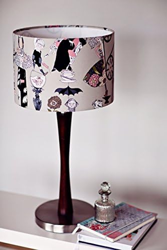 Lampshade Modern Taupe A Ghastly End Drum lamp shade Light Shade