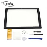 S-Union New Replacement Digitizer Touch Screen Panel for Smartab ST1009X 10.1 Inch Tablet (with set opening tools )