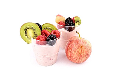 Fig & Leaf (120 Pack) 6-OZ Clear Hard Plastic Cups Premium Beverage Party Cup l Old Fashioned Crystal Clear Tumblers 6-Ounce l Disposable Reusable l Top Choice for Catering Wedding Drinking Birthday