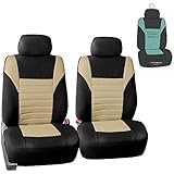 FH Group FB068102 Premium 3D Air Mesh Seat Covers Pair Set (Airbag Compatible) w. Gift, Mint/Black Color- Fit Most Car, Truck, SUV, or Van
