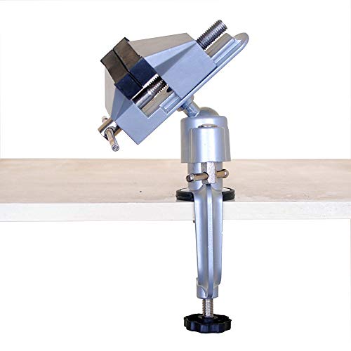 Tanjin Bench Vise 360 Degree Aluminum body Rotating Work Table Vise Jewelry Universal Clamp Fixed Tool