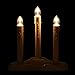 3-Light Ivory Candolier Christmas Indoor Candle Lamp