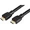 Amazon Basics High-Speed HDMI Cable (10.2Gbps, 4K/30Hz) - 25 Feet, Pack of 5, Black