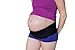 CABEA Baby belly band Sport Pregnancy Postpartum Maternity Belt Abdominal Hip & Back Support Black (Large 12-20, waist 45-50