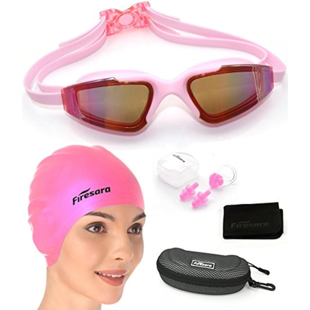 Goggles Swim Cap Goggles 3d Ergonomic Silicone Swimming Caps For