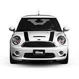 The Pixel Hut gs00064 Black Hood Stripes for MINI Cooper and S R56 (2007-2013)
