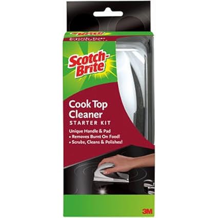 Amazon Com Scotch Brite Cook Top Cleaner Starter Kit 1 Pk