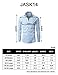 H2H Mens Wrinkle Free Slim Fit Dress Shirts with Solid Long Sleeve BLACK (US S, Asia M) (JASK14)