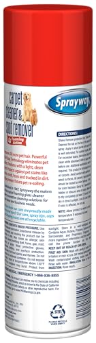 SPRAYWAY CARPET CLEANER (PET), 19OZ | REMOVES PET STAINS & ODORS, FOAMING ACTION | DEEP CLEANS CARPETS & UPHOLSTERY | FRESH SCENT, QUICK-DRYING FORMULA