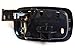 PT Auto Warehouse GM-2007MA-FL - Inside Interior Inner Door Handle, Black Housing with Chrome Lever - Driver Side Front