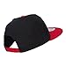 e4Hats.com Lunar NASA Patched Two Tone Snapback - Red Black OSFM