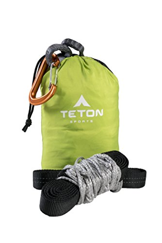 TETON Sports Rover Rope Tree Sling; Quick and Easy Setup; Hammock Straps Fit All Backpacking Hammocks; Heavy-Duty, Looped Tree Sling Means No Messing with Knots While You’re Camping