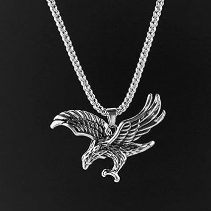 Amazoncom Eagle Pendant Necklace Biker Jewellery Mens
