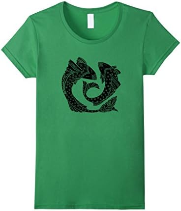 Women's Pisces the Fish Shirt, Pisces Zodiac Symbol, Astrology Sign XL Grass