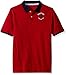 Nautica Boys' Short Sleeve Solid Deck Polo With Tipped Collar