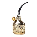 Felice Golden European Style Hollow Out Narghile Hookah Hooka Multiple Filtering Tobacco Pipe Cigarette Holder