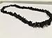 Arthritis Carpal Tunnel Necklace - 18 Inch Raw UnPolished Cherry Black Baltic Amber Adult Certified authentic Swelling, sciatica, headache migraine, back ache