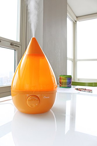 Crane Drop Ultrasonic Cool Mist Humidifier - Orange