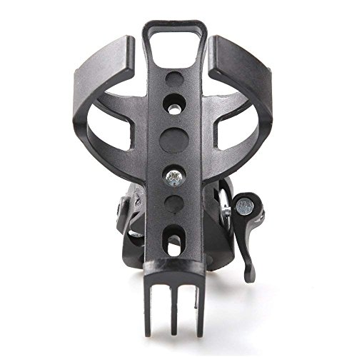 LIPROFE 2 PCS Adjustable Bike Water Bottle Holder Mountain Road Bicycle No Screws Bottle Cage Rack 360 Degree Rotating