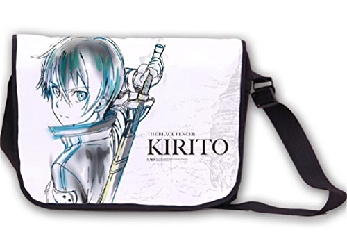 Siawasey Sword Art Online Anime Kirigaya Kirito Messenger Bag Backpack Shoulder Bag - Image 27