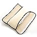 Car Seat Safety Belt Protect Shoulder Pad Adjust Vehicle Seat Belt Harness Shoulder Pad Cover Cushion Neck Pillow Head Support for Kids Children Adult Driver Inoutdoorkit SBSP07 (Beige)