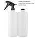 Industrial Grade Chemical Resistant 32-Ounce Plastic Spray Bottles (3-Pack); Heavy Duty Commercial Grade Adjustable Spray Rate Trigger Sprayers w/ Chemical-Resistant Sprayer Heads + Lids Too