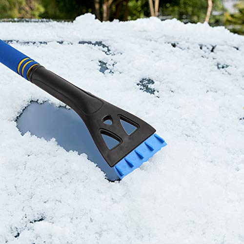 YLCVBUD Car Snow Brush, Extendable Snow Brush Removal 25" to 31" Detachable Snow Removal Brush